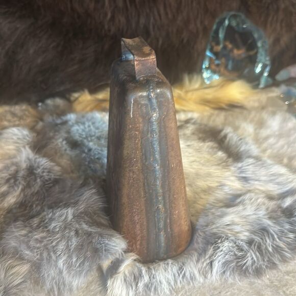 Rustic Brown Metal Cowbell (6033) - Picture 2 of 5